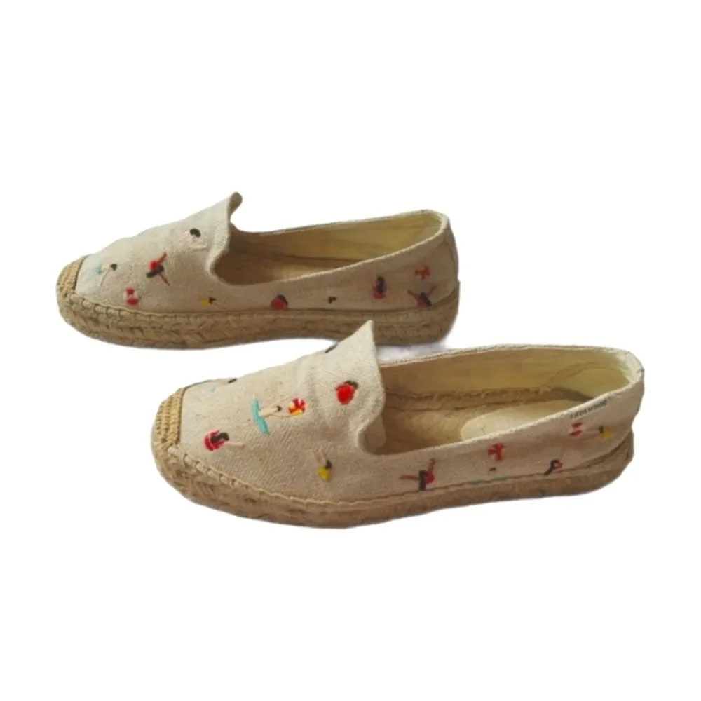 Soludos Swimmer's Embroidery Esprilles